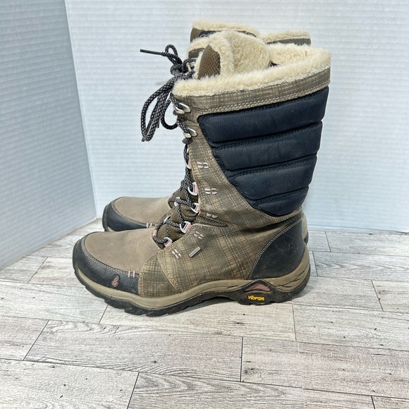 Ahnu northridge boot lace up zip up winter snow boots women’s 7.5 - Picture 1 of 6